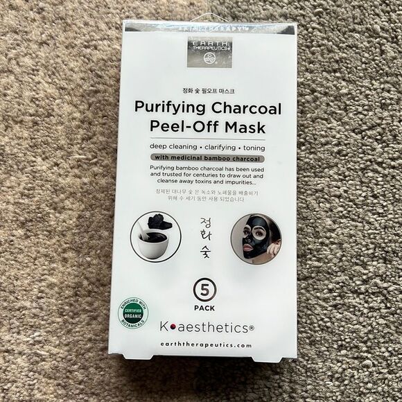 Earth Therapeutics Purifying charcoal peel off mask - Picture 1 of 4